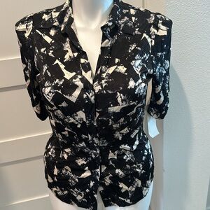 NWT Kenneth Cole Reaction Geometry Shirt